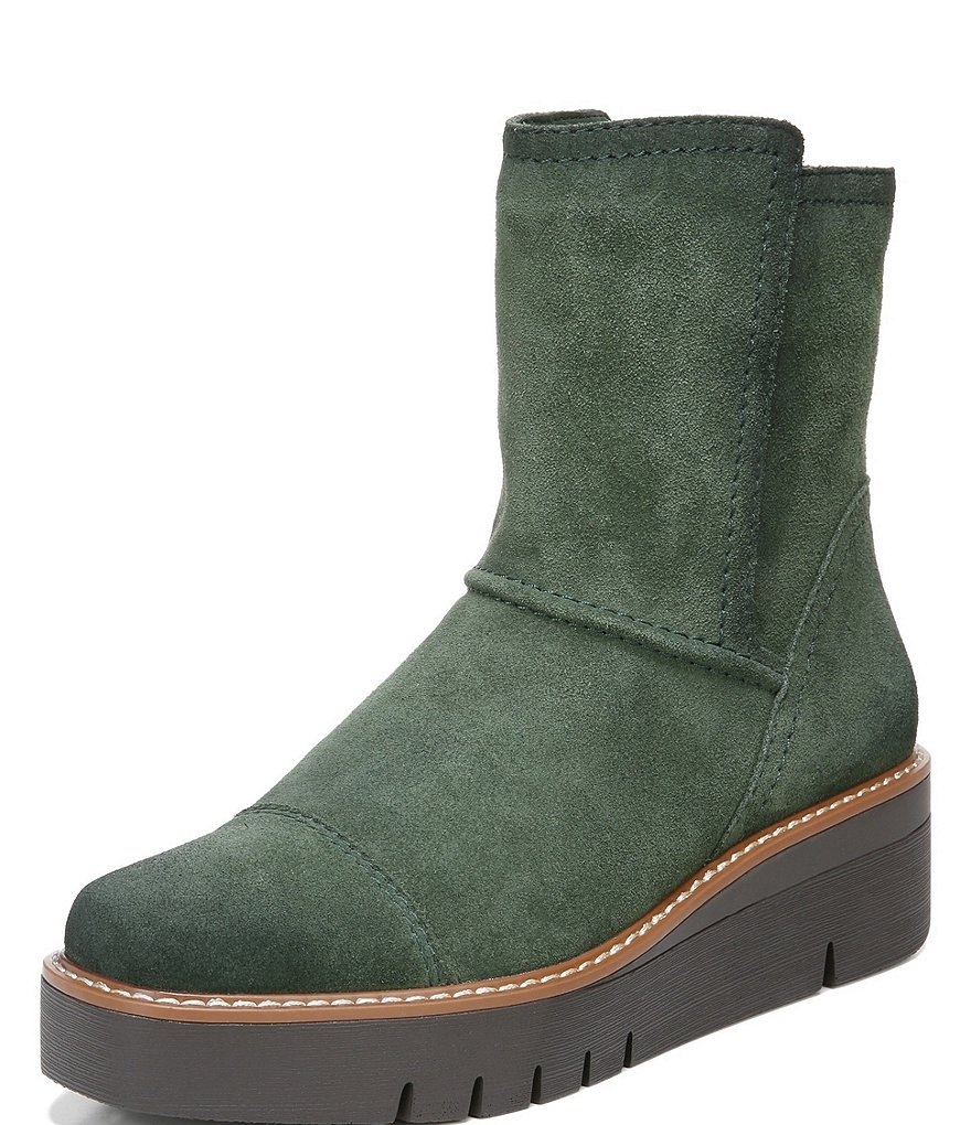 Naturalizer Wylie Suede Platform Booties
