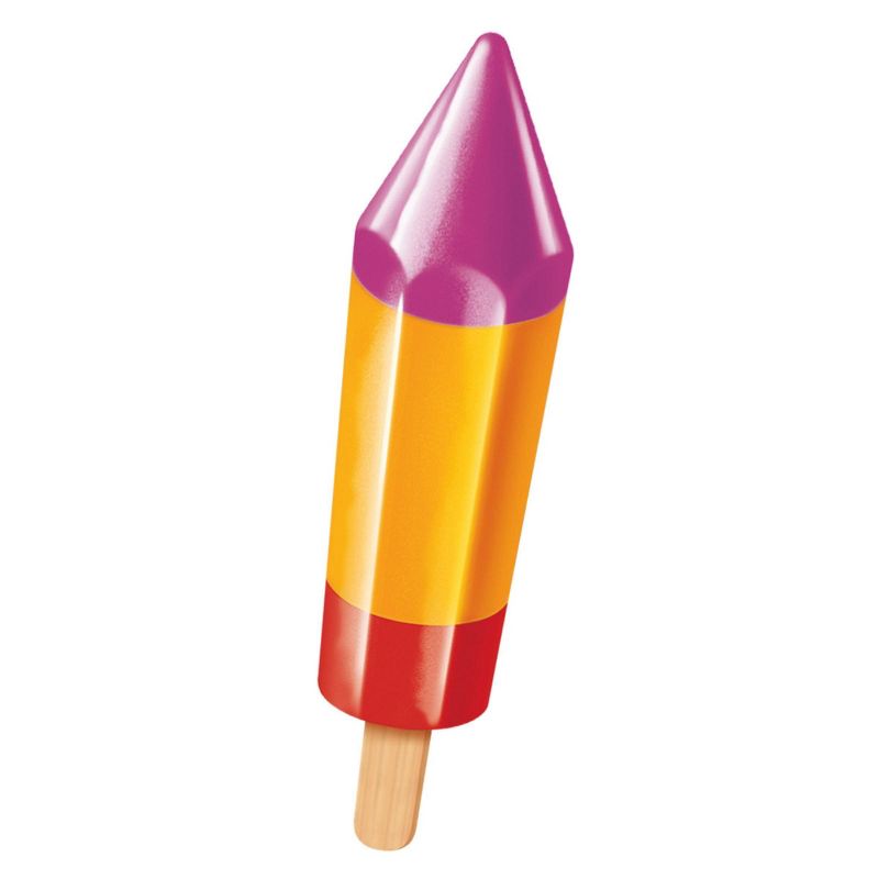 Popsicle Cherry Watermelon Raspberry Orange Scribblers Ice Pops - 18ct