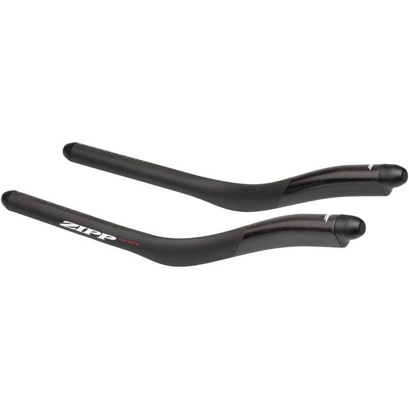 Zipp Speed Weaponry Vuka Carbon Extensions, Evo 110, 22.2mm, Bead Blast Black with Laser Etched Logo