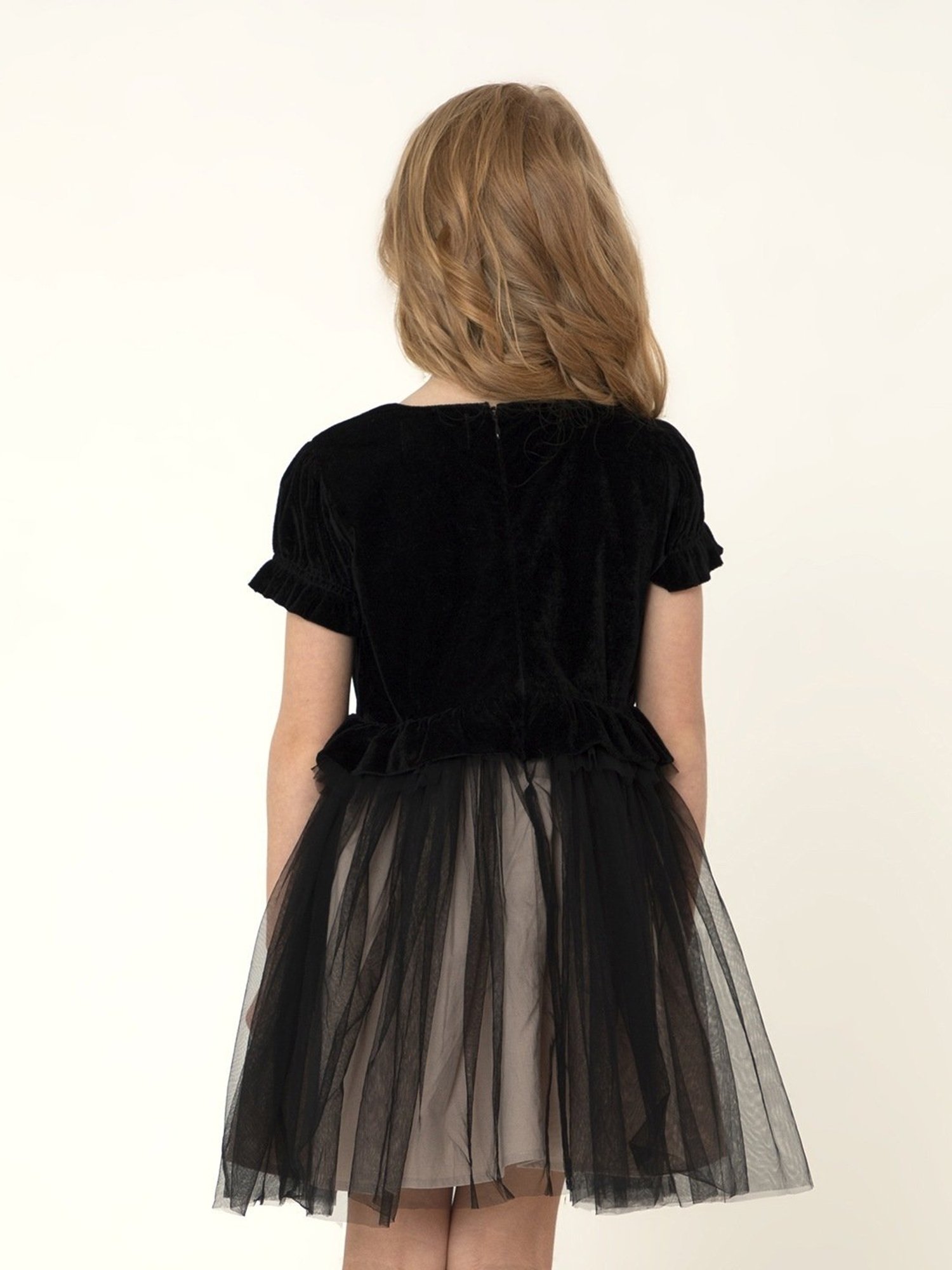 Cherry Crumble By Nitt Hyman Kids Black Embellished  Dress