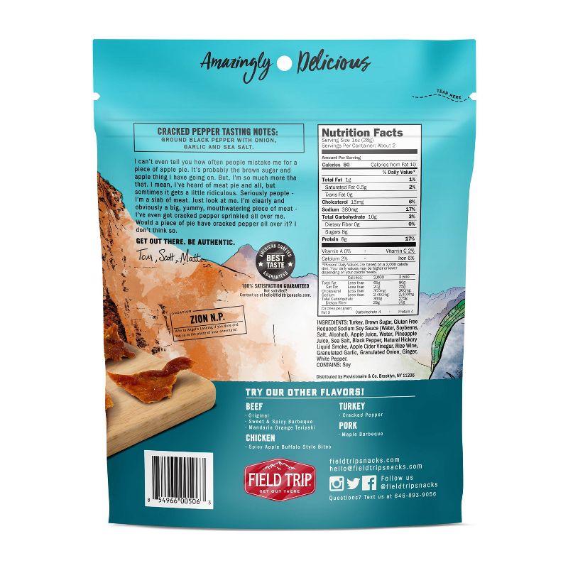 Tillamook Zero Sugar Original Beef Jerky - 6.5oz