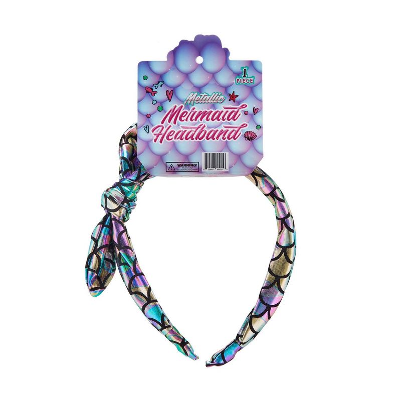 Lily Frilly Metallic Mermaid Headband