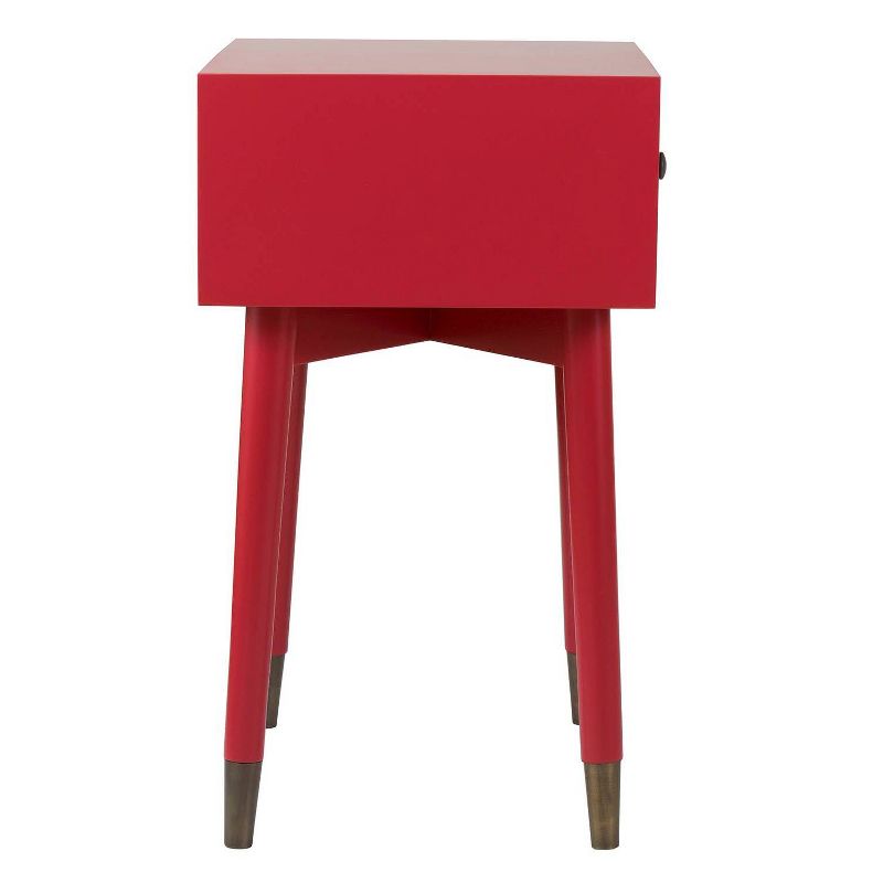 Weeks Acacia Accent Table Red - East At Main