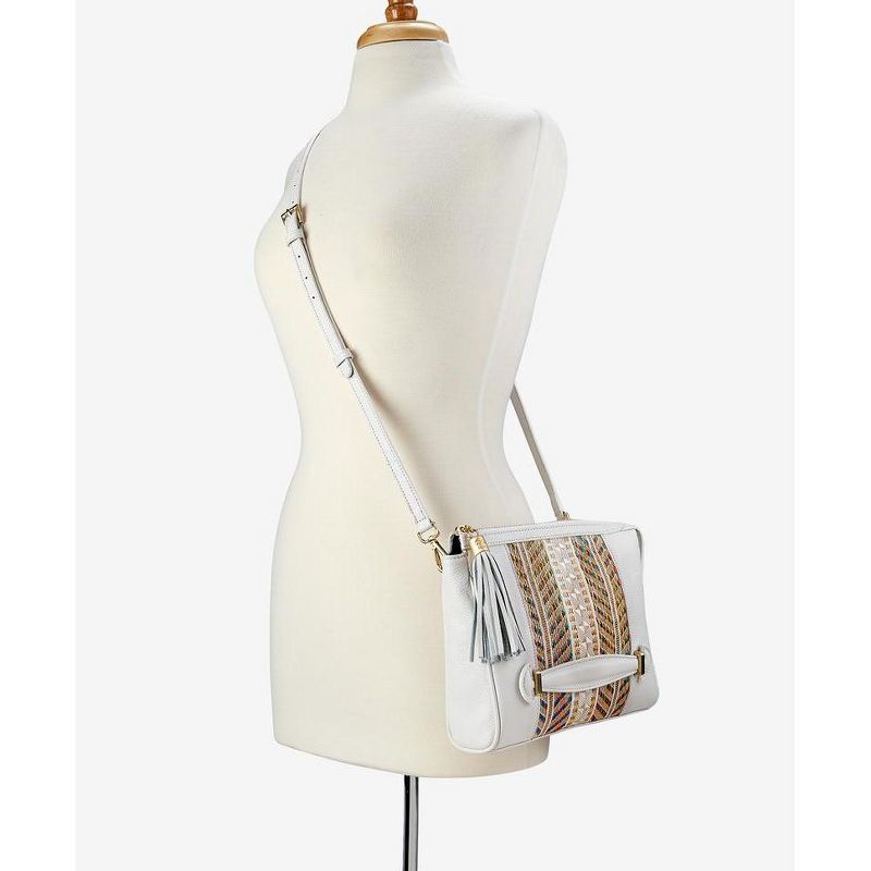 GiGi New York White Dana Crossbody Bag