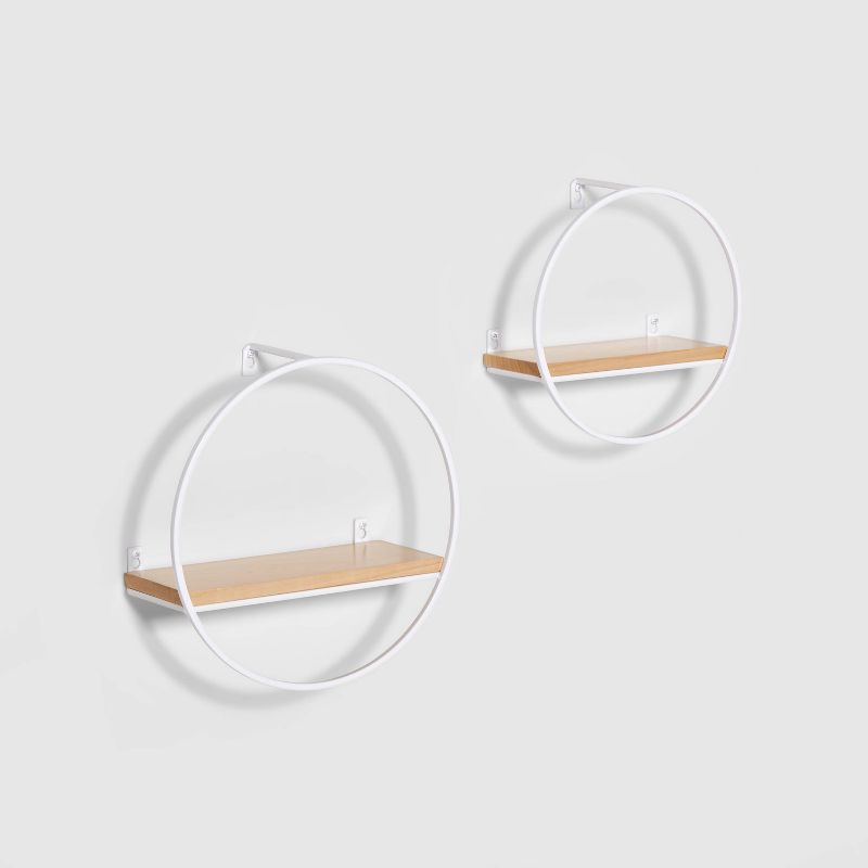 Floating Shelf Small Set in Archroma White - Pillowfort™