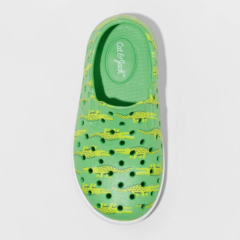 Toddler's Jese Alligator Blown EVA Slip-On Shoes - Cat & Jack™ Green 12