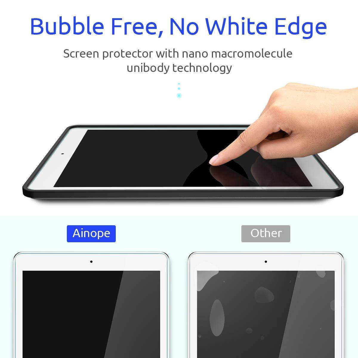 [2 Pack]Ainope iPad 9.7 6th Generation Screen Protector,[Easy Install Frame]Tempered Glass Screen Protector for iPad Pro 9.7/iPad 5/iPad Air 2 -Apple Pencil Compatible/High Definition/Anti-scratch