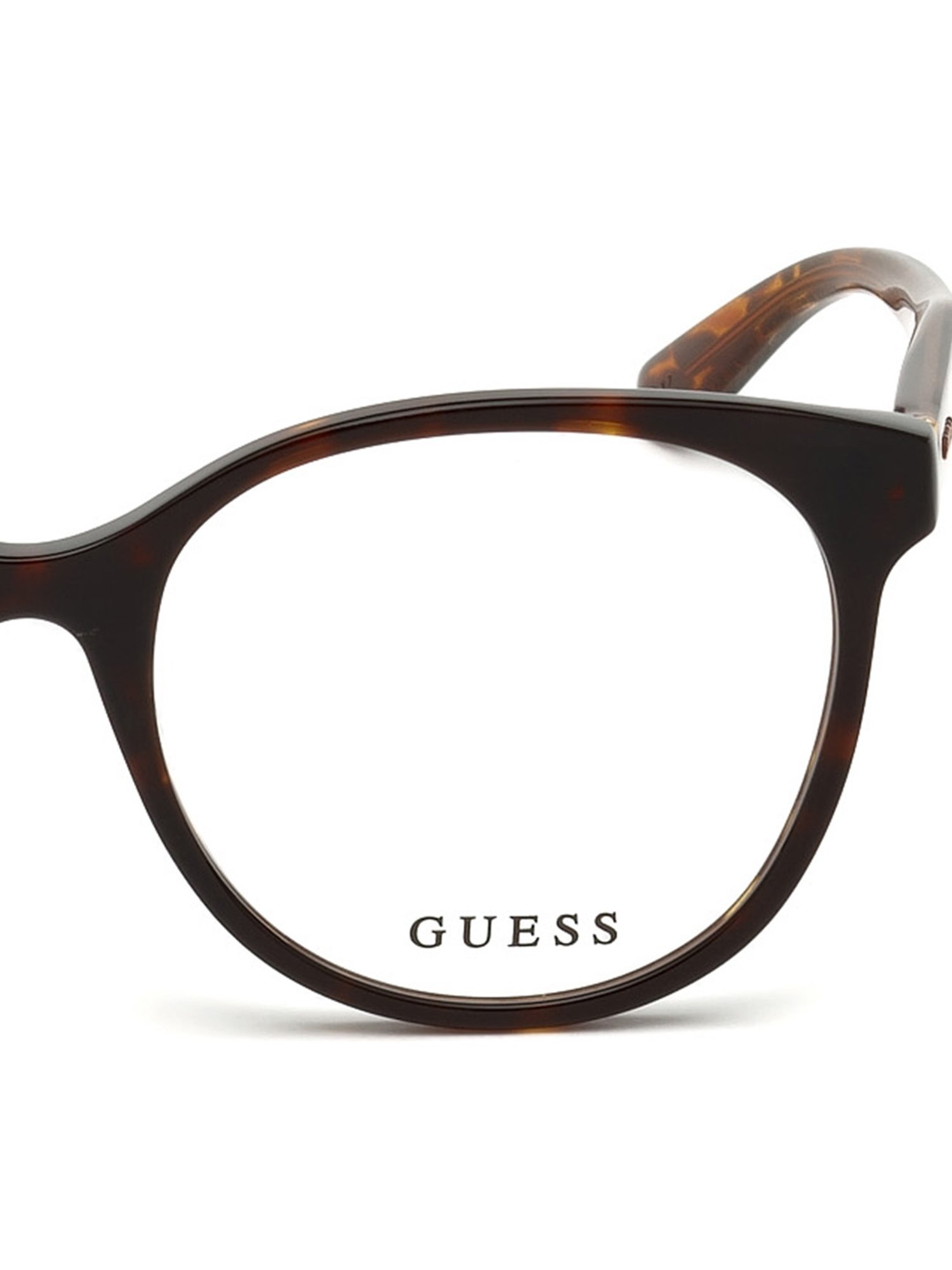Carolina Herrera Brown Full Rim Round Eye Frame For Women