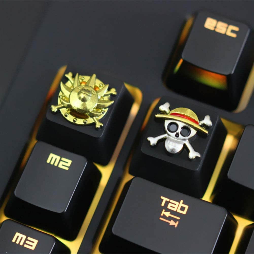 Mugen One Piece Sunny Custom Anime Keycaps for Cherry MX Switches - Fits Most Mechanical Gaming Keyboards - with Keycap Puller