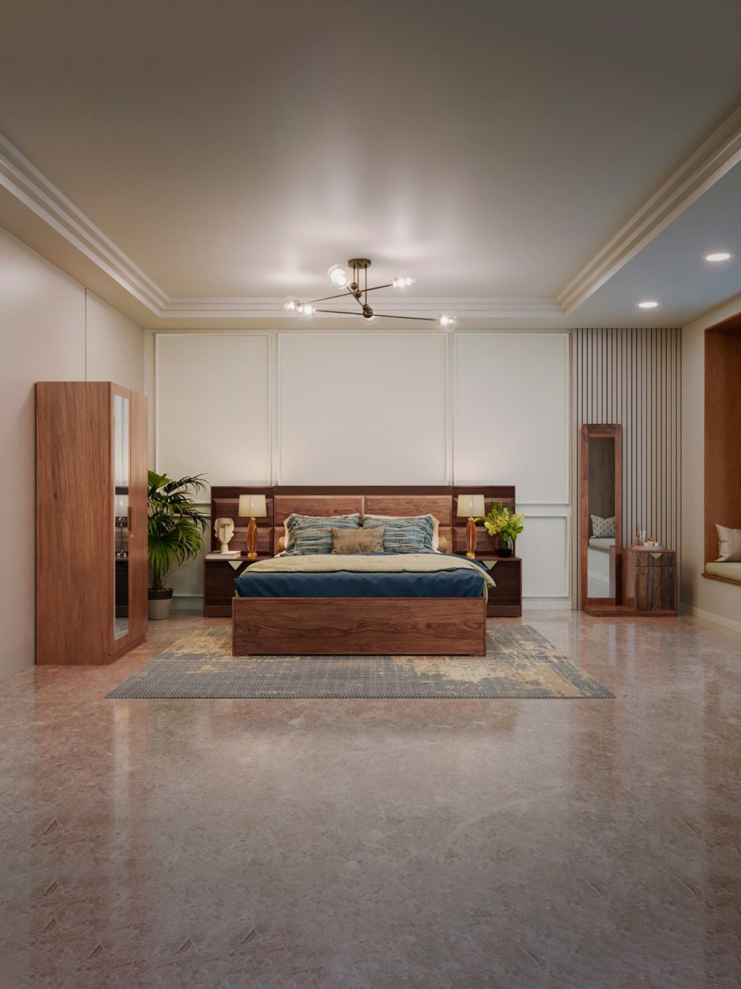 Nilkamal Riva Black Engineered Wood King Size Bed with Storage