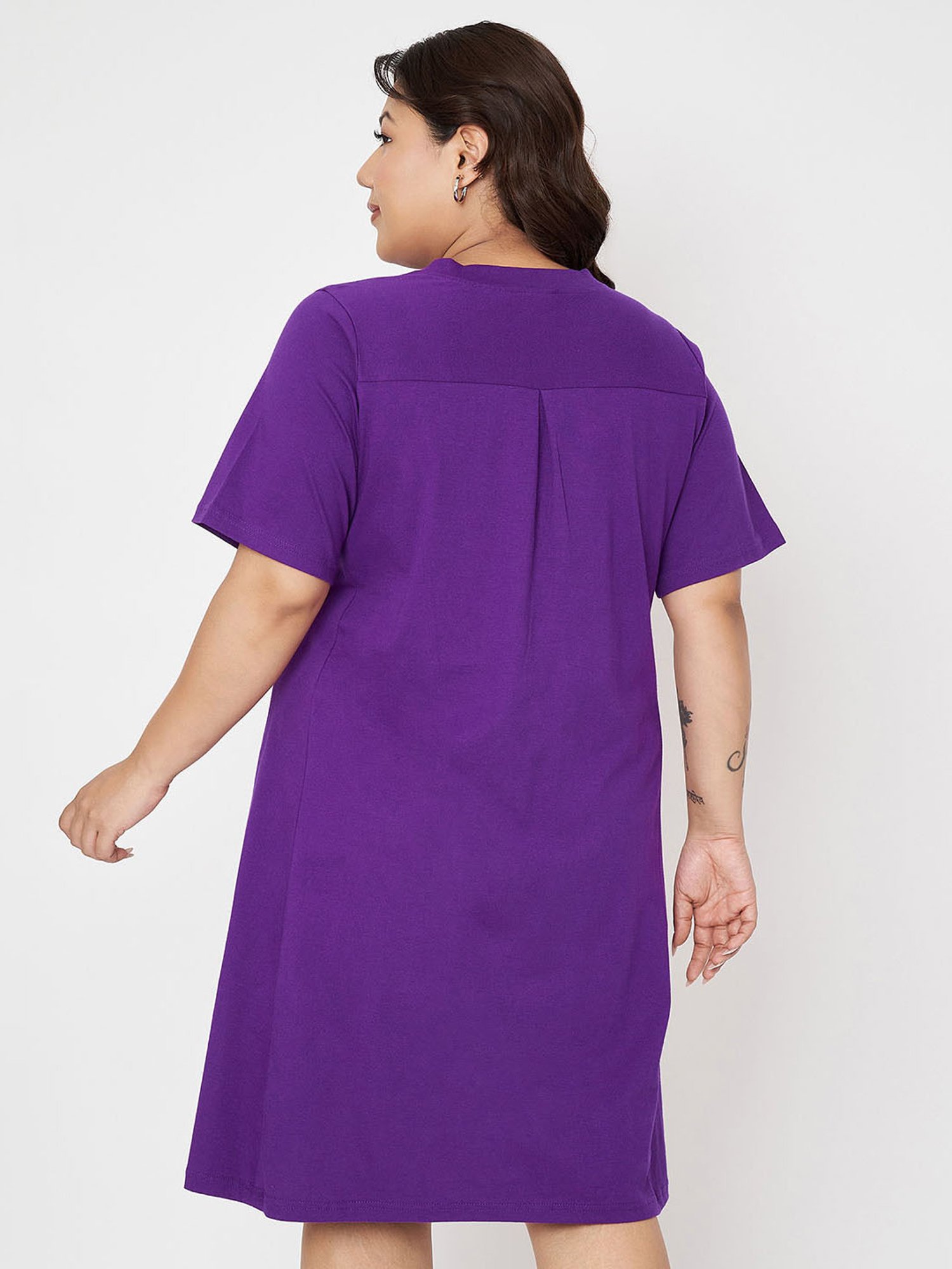 BRINNS Purple T Shirt Dress