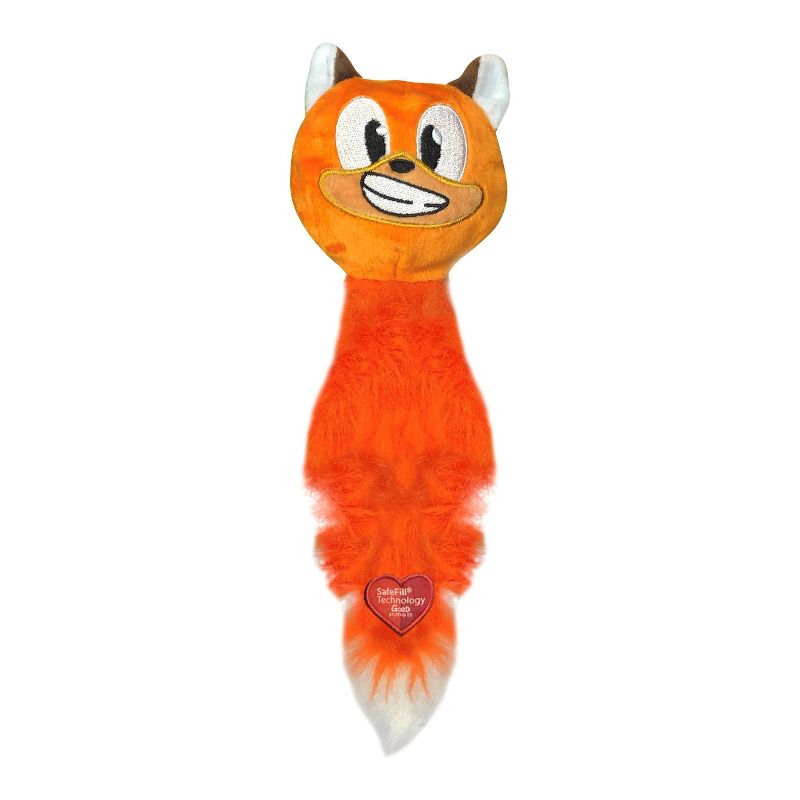 Good Stuffing Fox Dog Toy - Orange