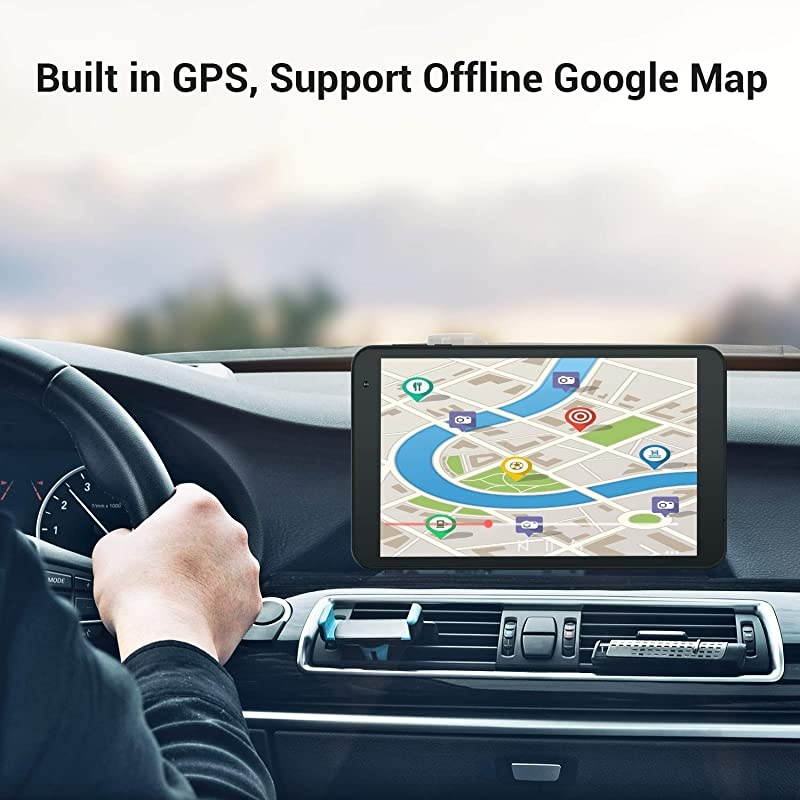 MatrixPad S7 7 inch Tablet, Android OS, 2GB RAM, 32GB Storage, 5MP Rear Camera, Quad-Core, IPS HD Display, FM, GPS, Wi-Fi Only, Black