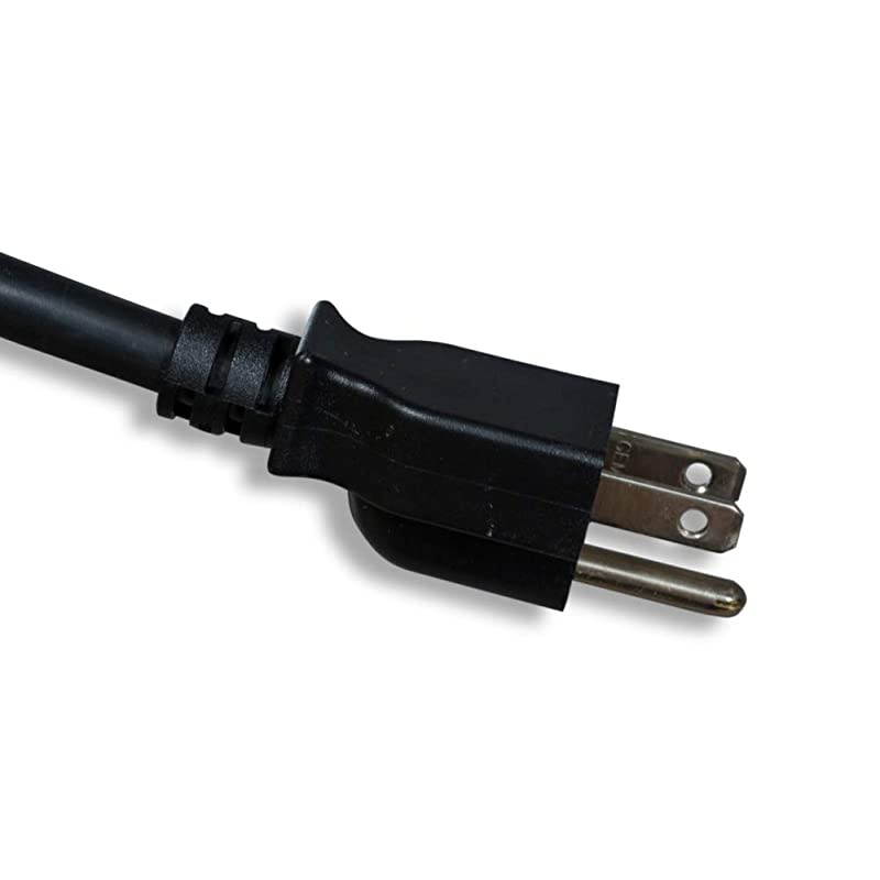 North American Power Cord Extension, NEMA 5-15P to C19, 3', 14 AWG, 15A, 125V (ZWACPFAC-03)