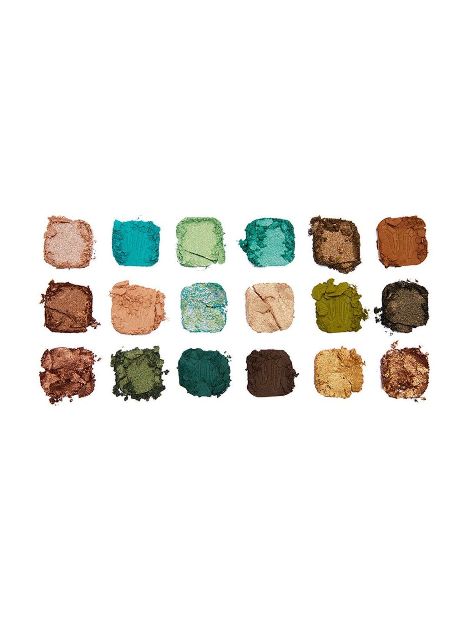 Makeup Revolution Crystal Aura Forever Flawless Shadow Palette Aventurine - 19.8 gm