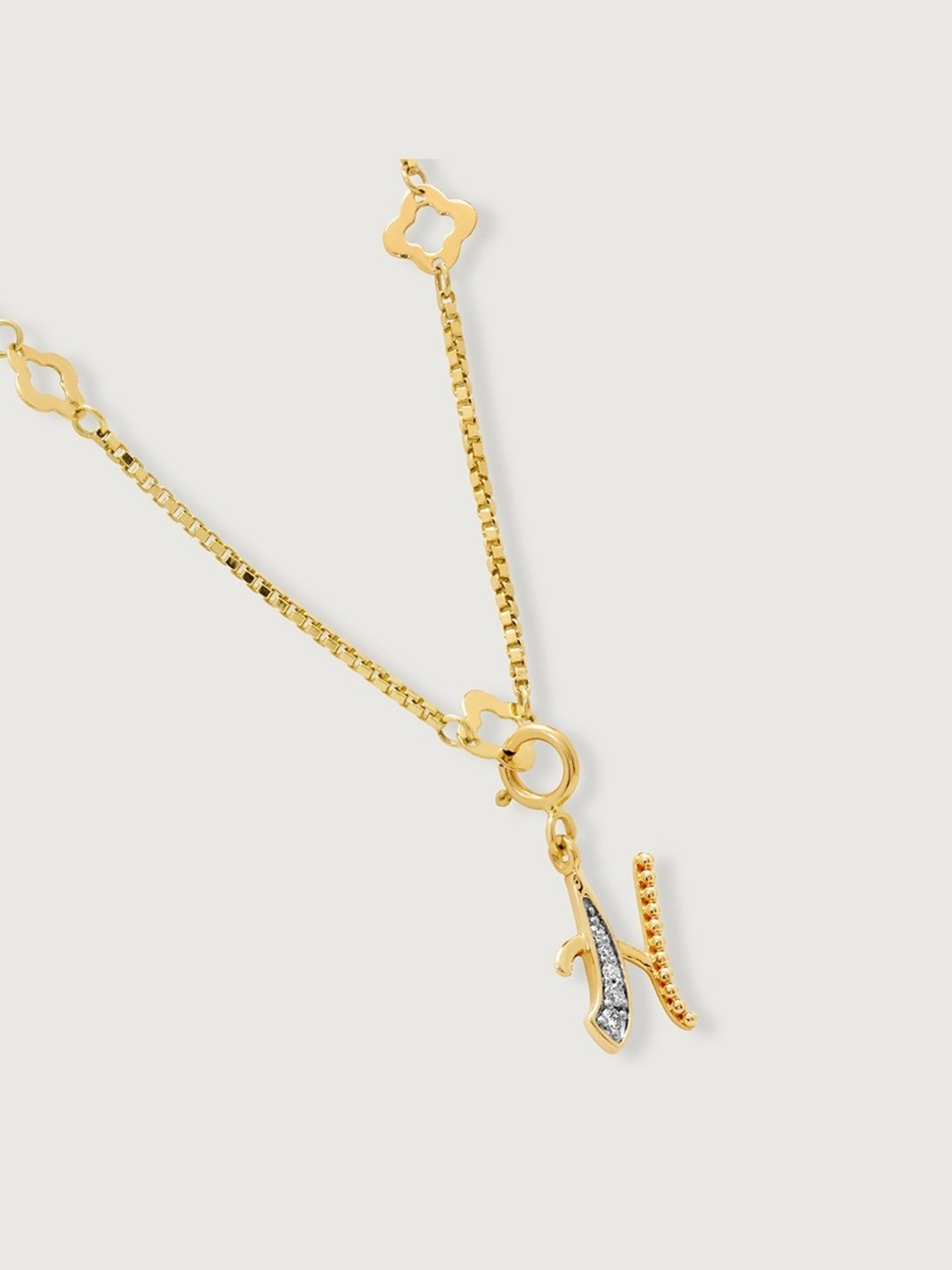 Mia Sutra DIY with Alphabet Charms- H