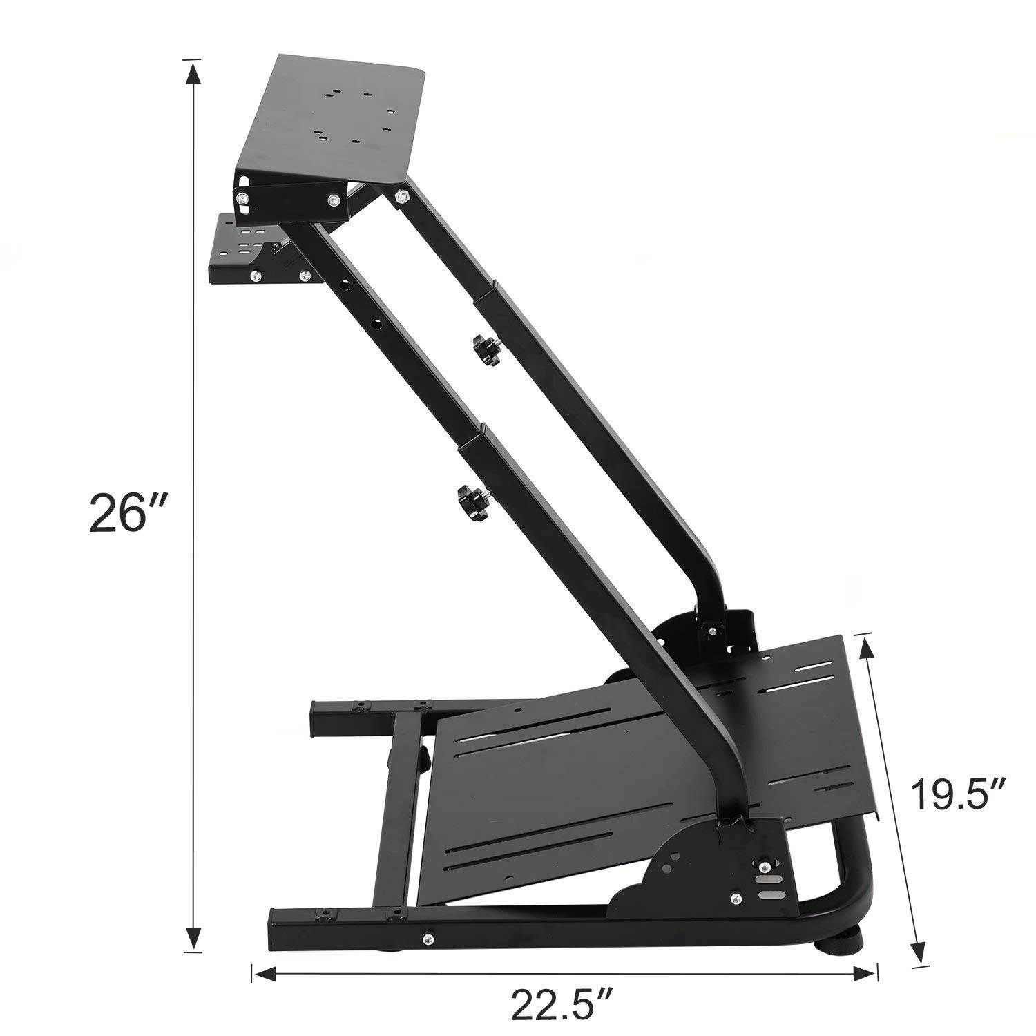 Adjustable Racing Steering Wheel Stand Pro Shifter Mount Fit for Logitech G25, G27, G29, G920 Racing Simulator Cockpit Video Game Accessories, Shifter Wheel Pedals NOT Included
