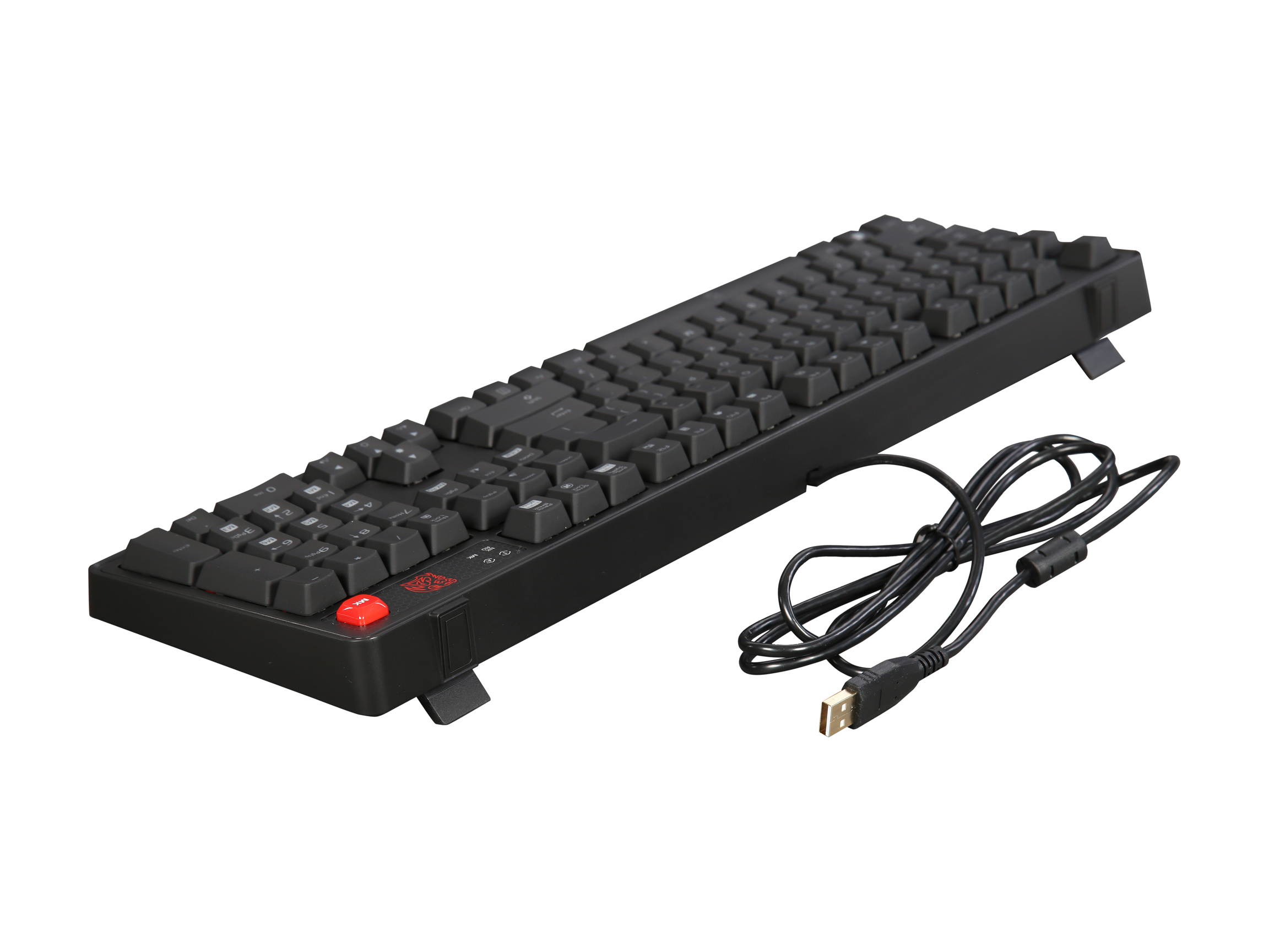 Thermaltake Tt eSports Meka Pro Mechanical Gaming Keyboard - Cherry MX Red Switch