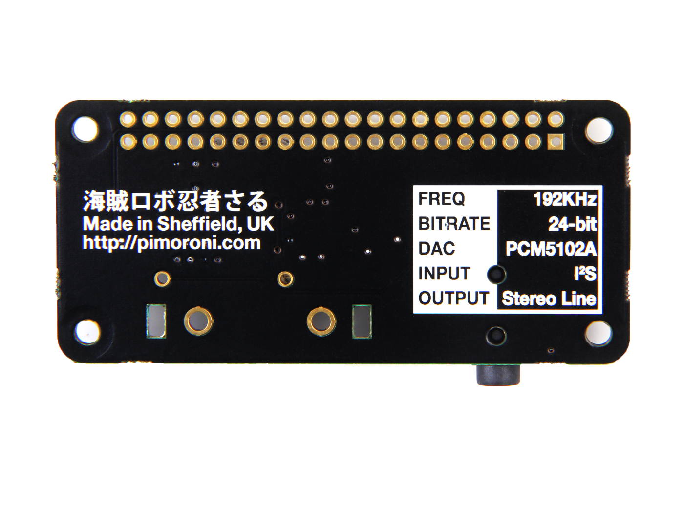 1pc Pimoroni pHAT DAC