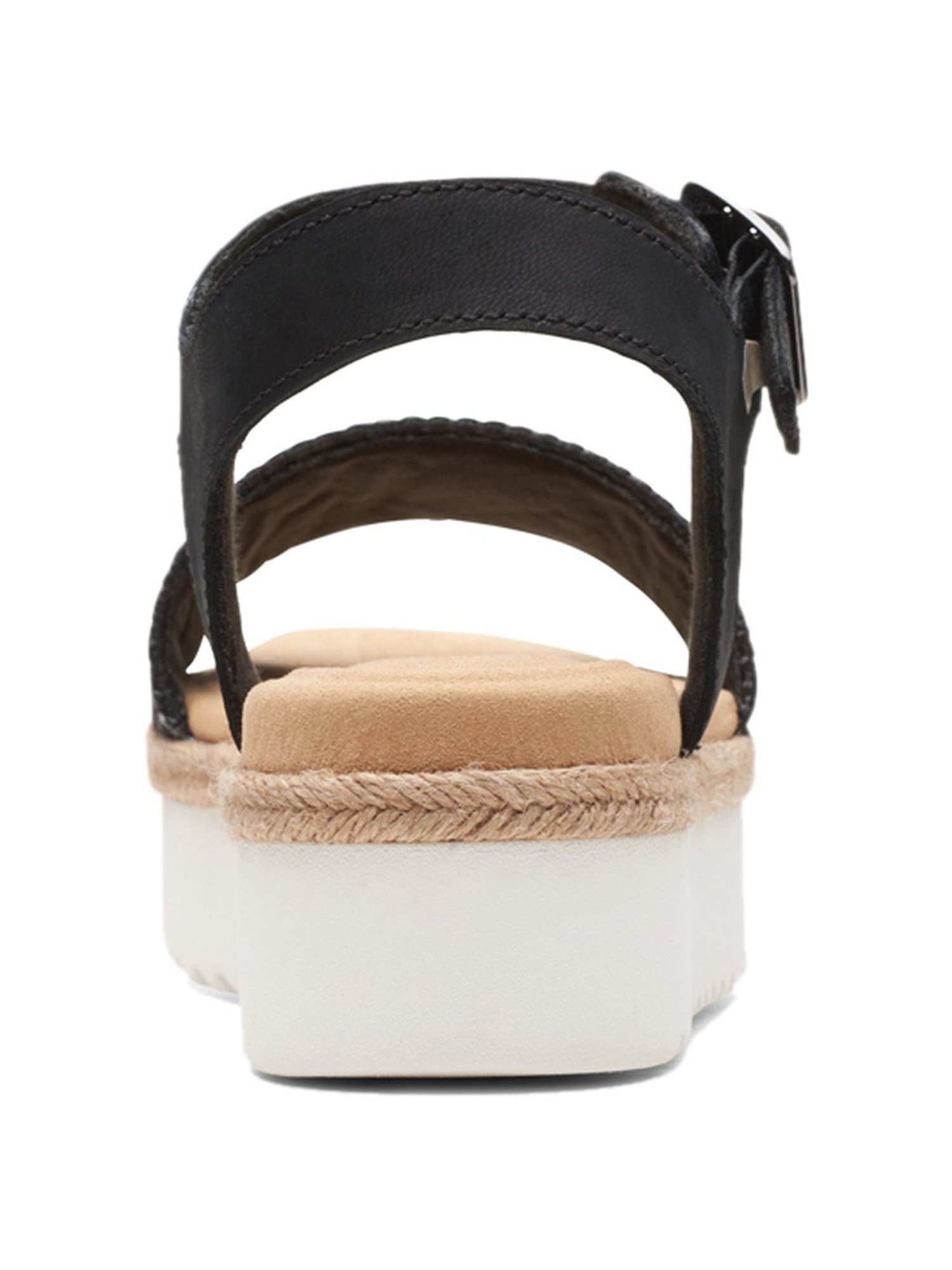 Clarks Women's Black Ankle Strap Sandals