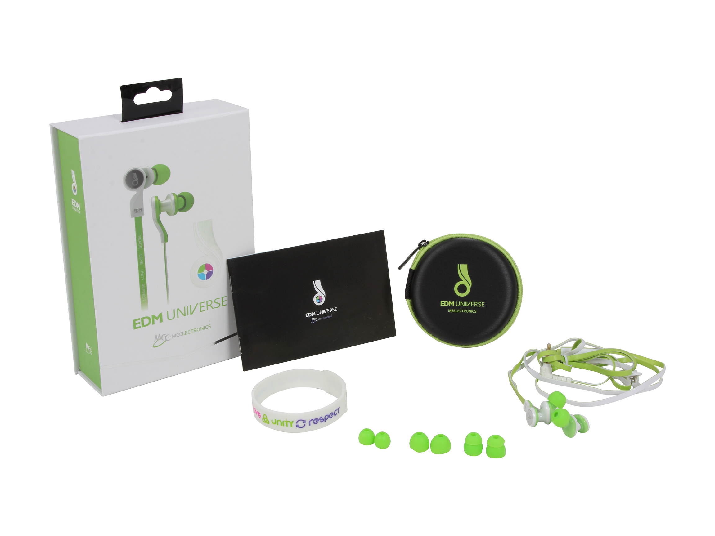 Mee audio Green D1P-GN Canal Headphone/Headset