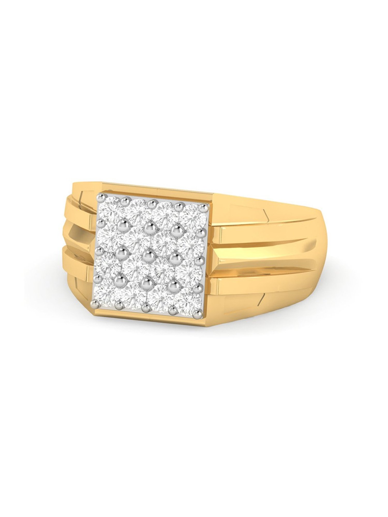 PC Jeweller The Bisalata 18k Gold Ring for Men