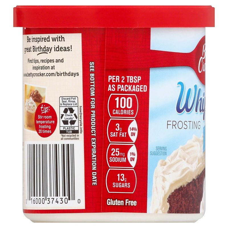 Betty Crocker Whipped Vanilla Frosting - 12oz