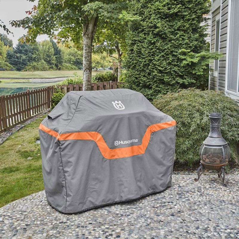 Husqvarna HV-PA-589752701 Gas Charcoal Fabric Interlocking Seam Grill Cover