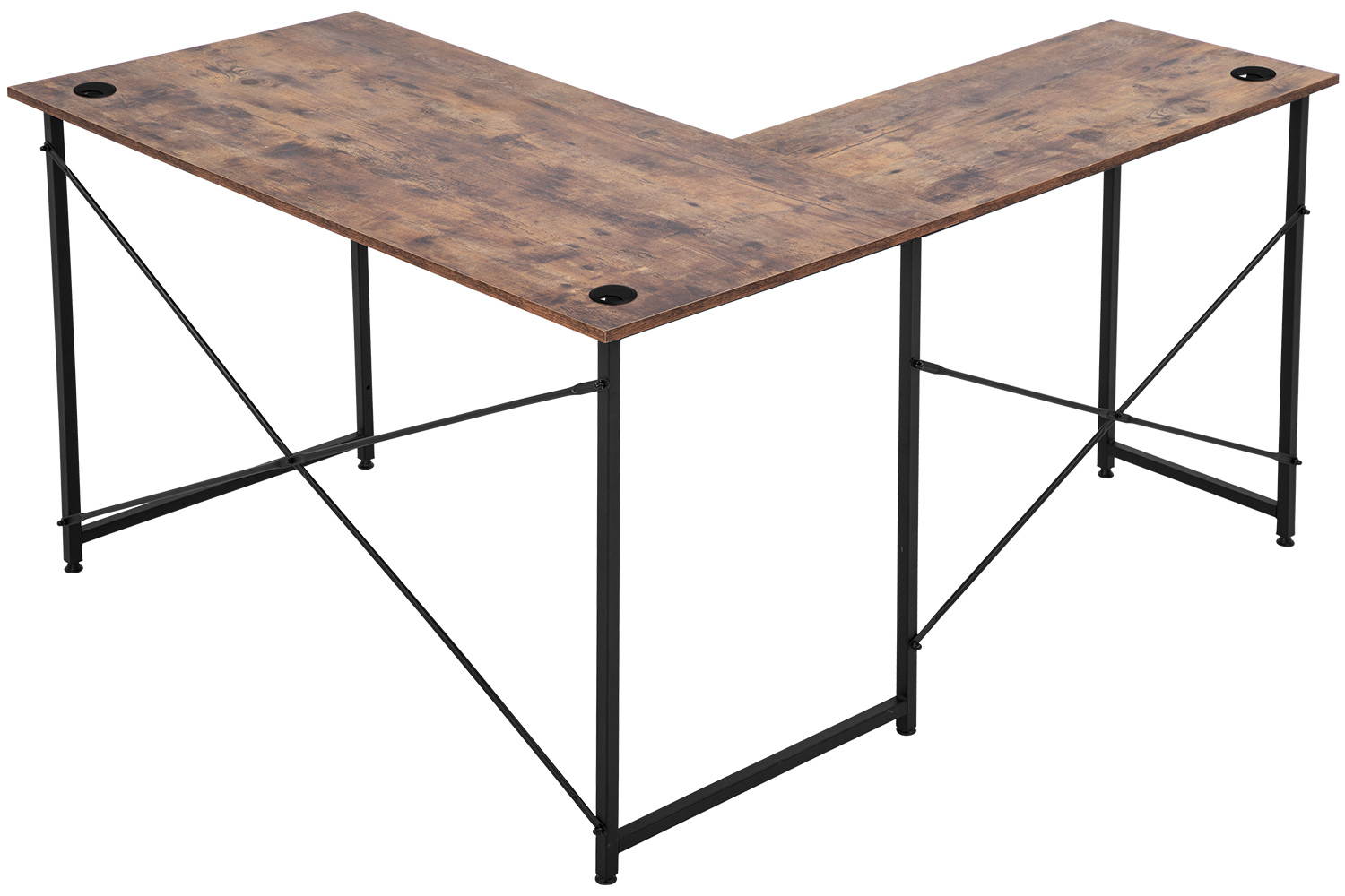 Computer Desk Gaming desk L Shaped Desk Office Writing Desk Modern Student Girl Kids Study PC Simple Extra Large Ergonomic Table Workstation,Vintage