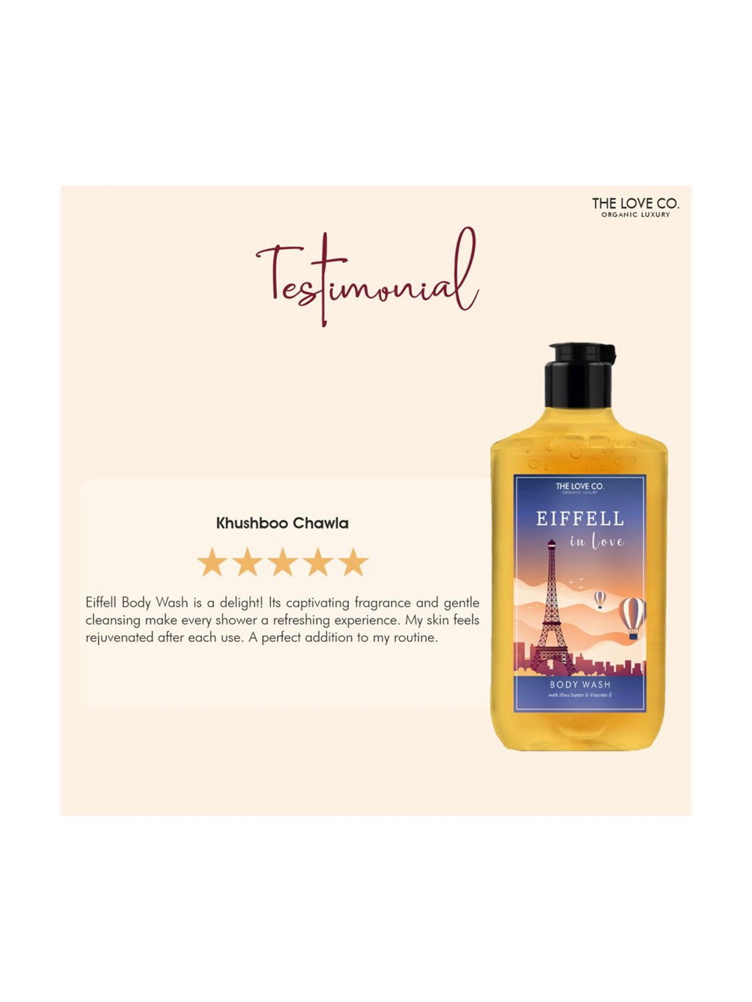 The Love Co. Eiffell in Love Body Wash - 250 ml