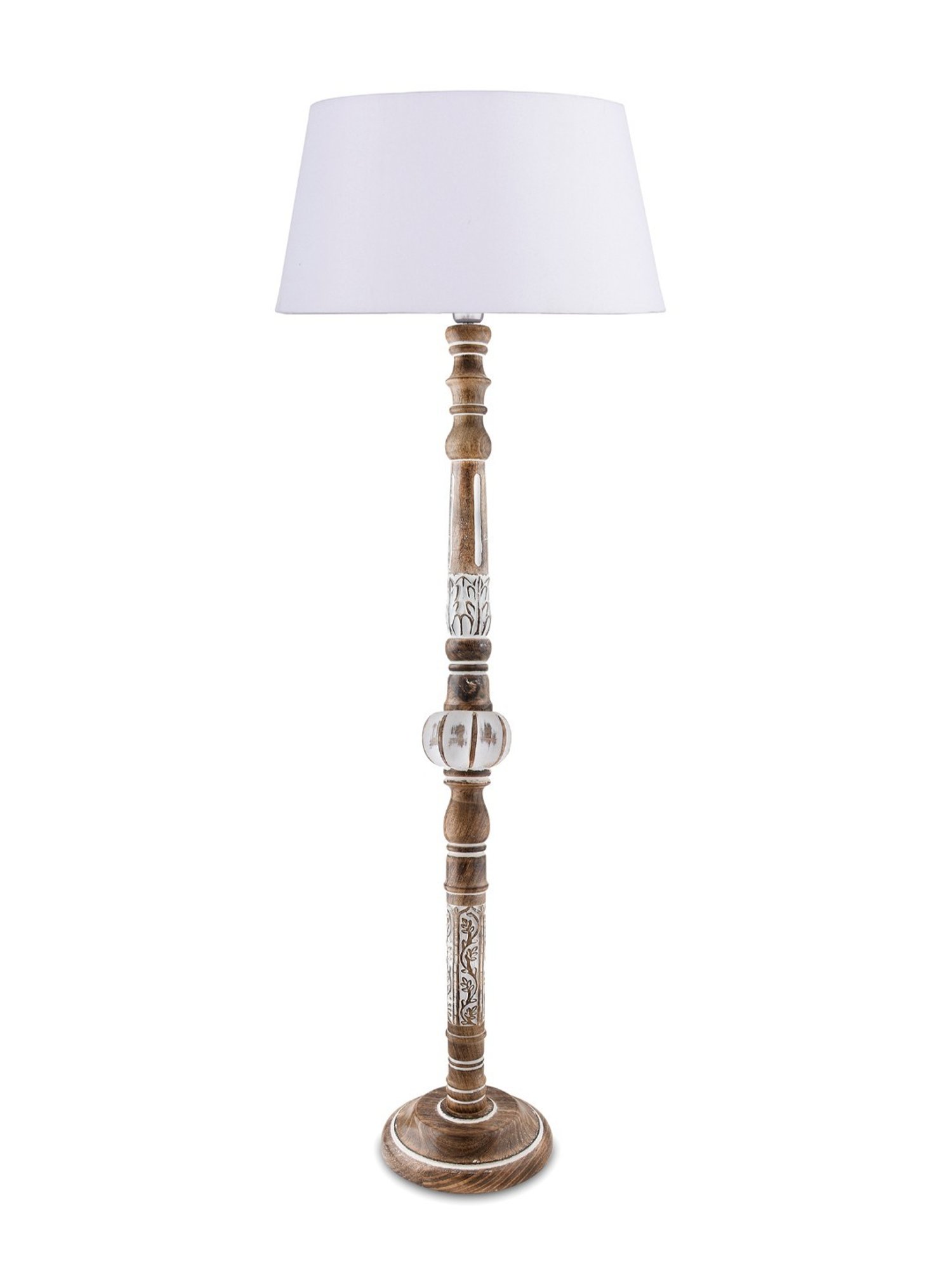 64" x 8.9" x 10.5" Smart Light Full Spectrum Floor Lamp (Includes LED Light Bulb) White - Verilux