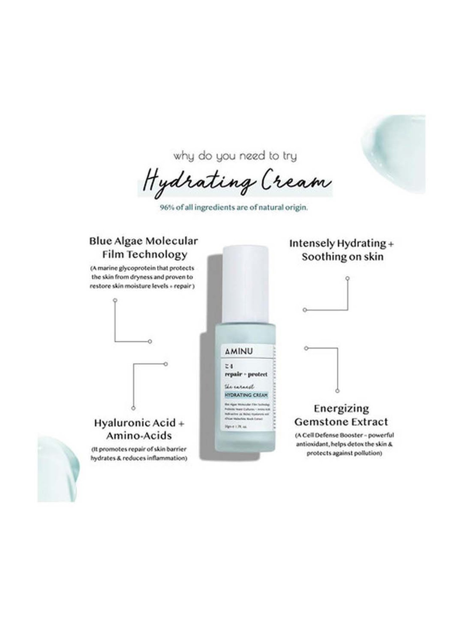 AMINU The Earnest Hydrating Cream - 50 gm