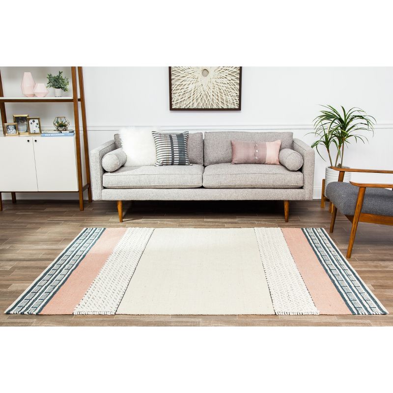 5'X7' Shapes Woven Area Rug - Anji Mountain
