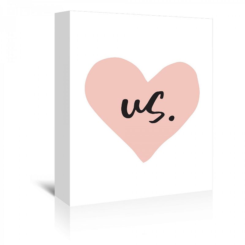 Americanflat Relax Pink by Word Up Creative Wall Art Canvas - 11" x 14"