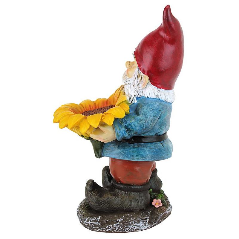 Design Toscano Sunflower Sammy Garden Gnome Statue - Multicolored