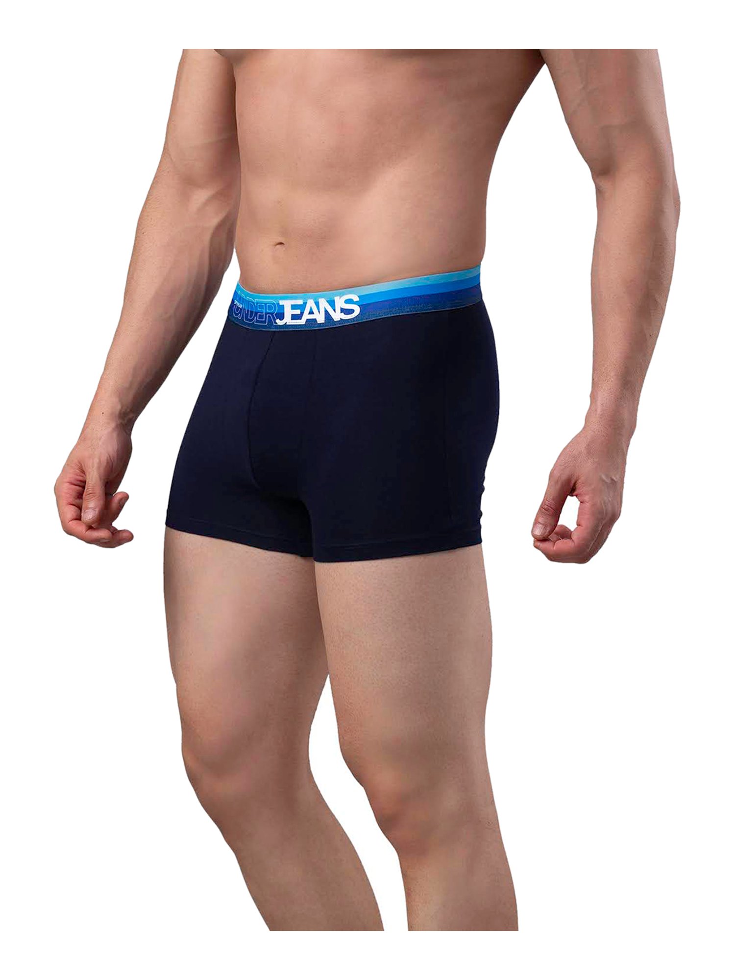UnderJeans by Spykar Dark Blue Trunks