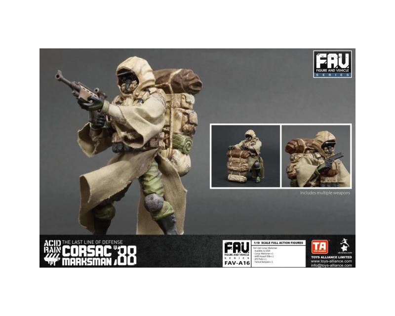 FAV-A16 Corsac Marksman 1:18 Scale | Acid Rain Fav Action figures