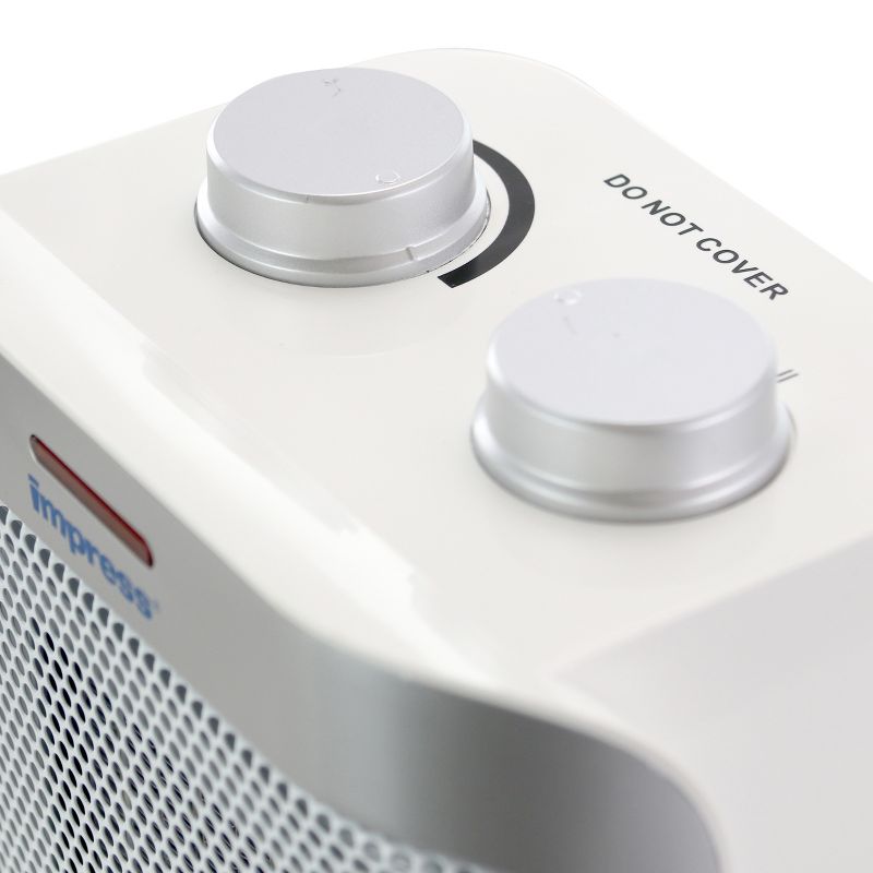 Impress Ceramic Heater with Thermostat in White
