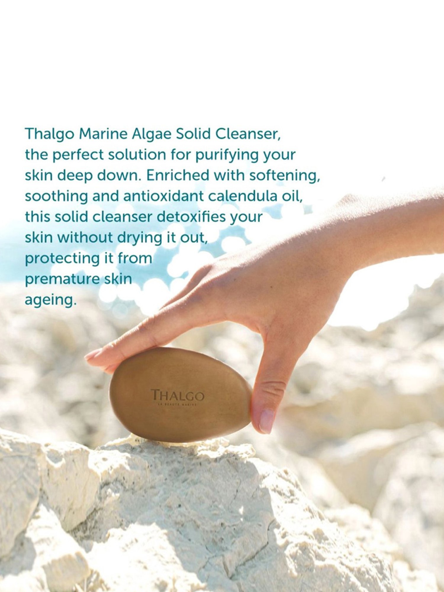 Thalgo Marine Algae Solid Cleanser - 100 gm