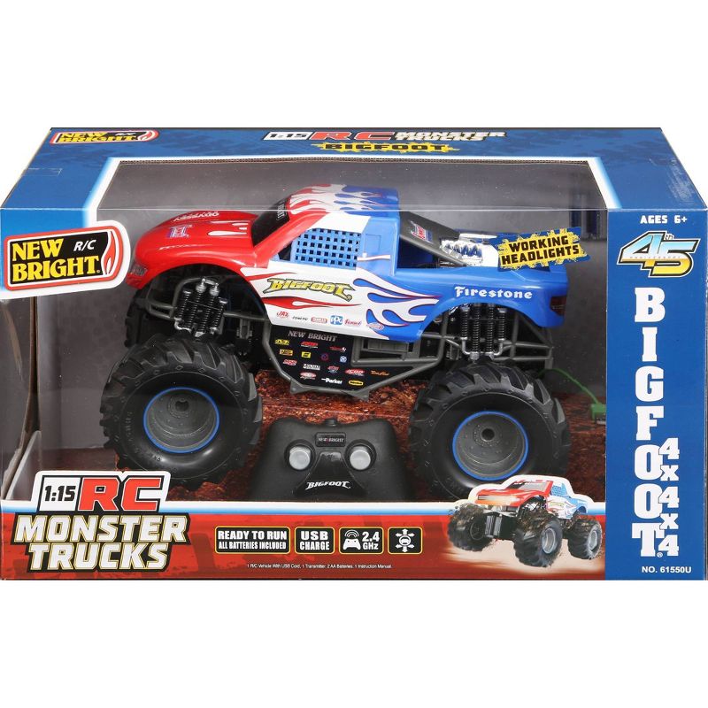 New Bright R/C   1:15 Scale Hotwheels Monster Truck Bigfoot