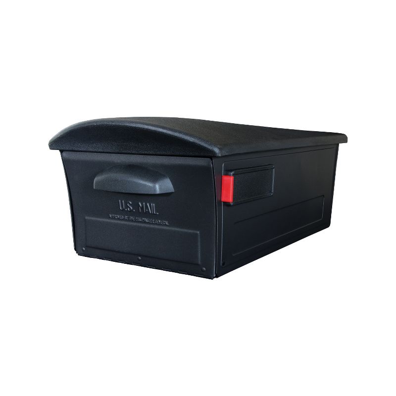 Step2 583799 Locking Deluxe Package Parcel Mail Delivery Box Plastic, Black