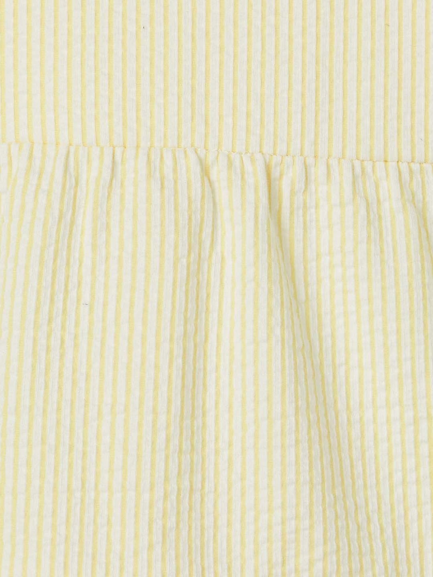 Juniors by Lifestyle Kids Yellow Cotton Striped Dress