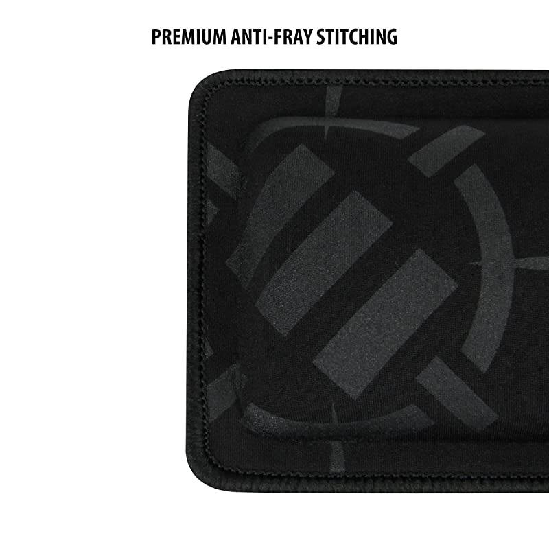 Compact Bluetooth Keyboard Wrist Rest Pad with Soft Memory Foam Support for Bluetooth Keyboards AntiFray Stitching NonSlip Base Gaming Wrist Rest Decal Thick 1 inch Padding