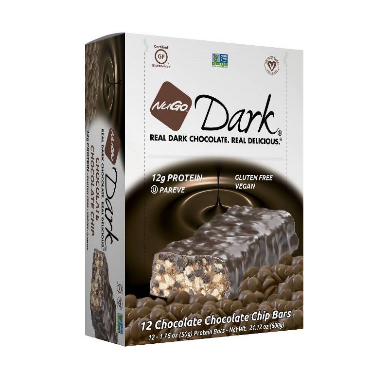 Nugo Dark Chocolate Chip Gluten Free Granola Bars - 1.76oz