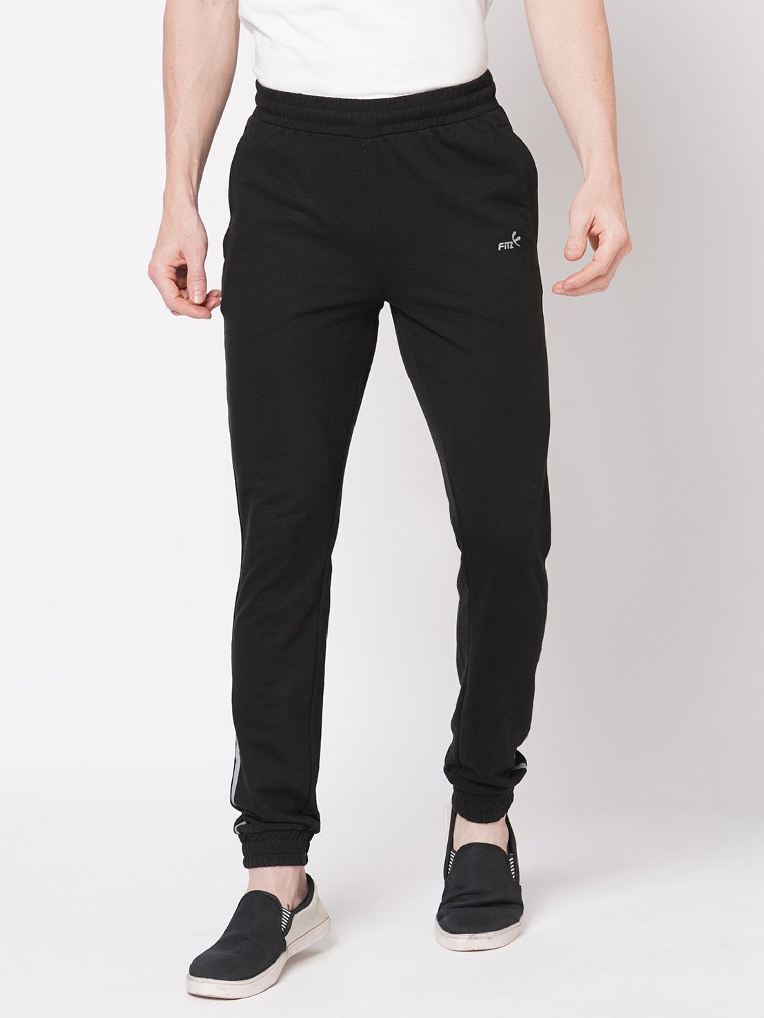 Fitz Black Slim Fit Joggers