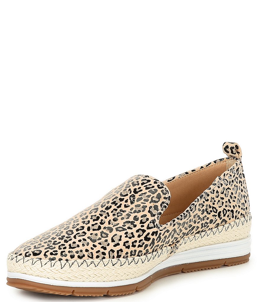 Alex Marie Raanata Leopard Print Espadrille Slip-Ons
