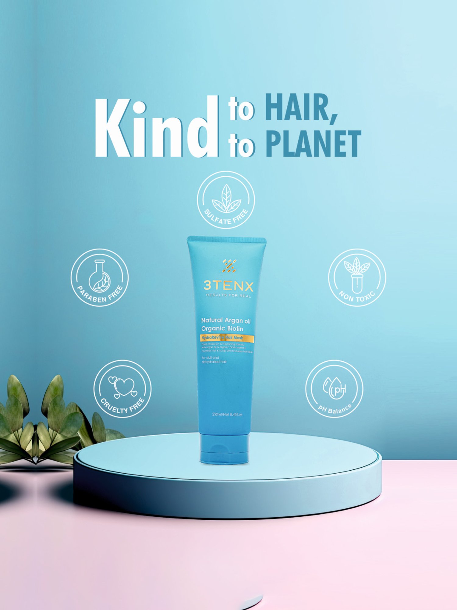 3TENX Hydrarevive Hair Mask - 250 ml