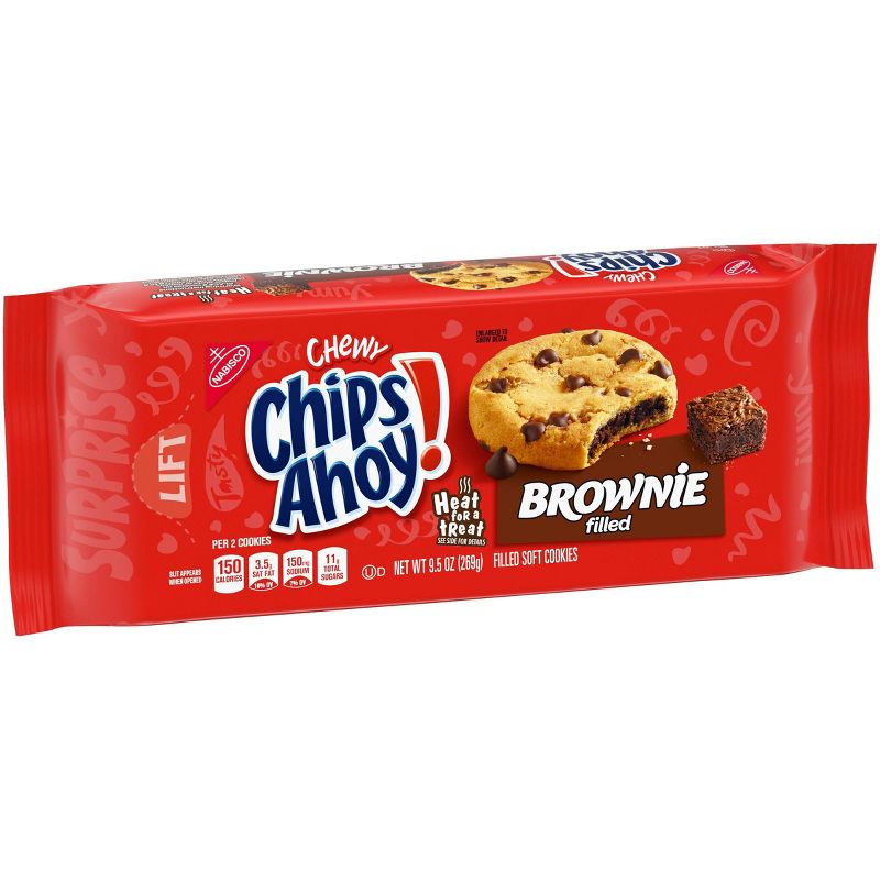 Chips Ahoy! Chewy Brownie Filled Chocolate Chip Cookies - 9.5oz
