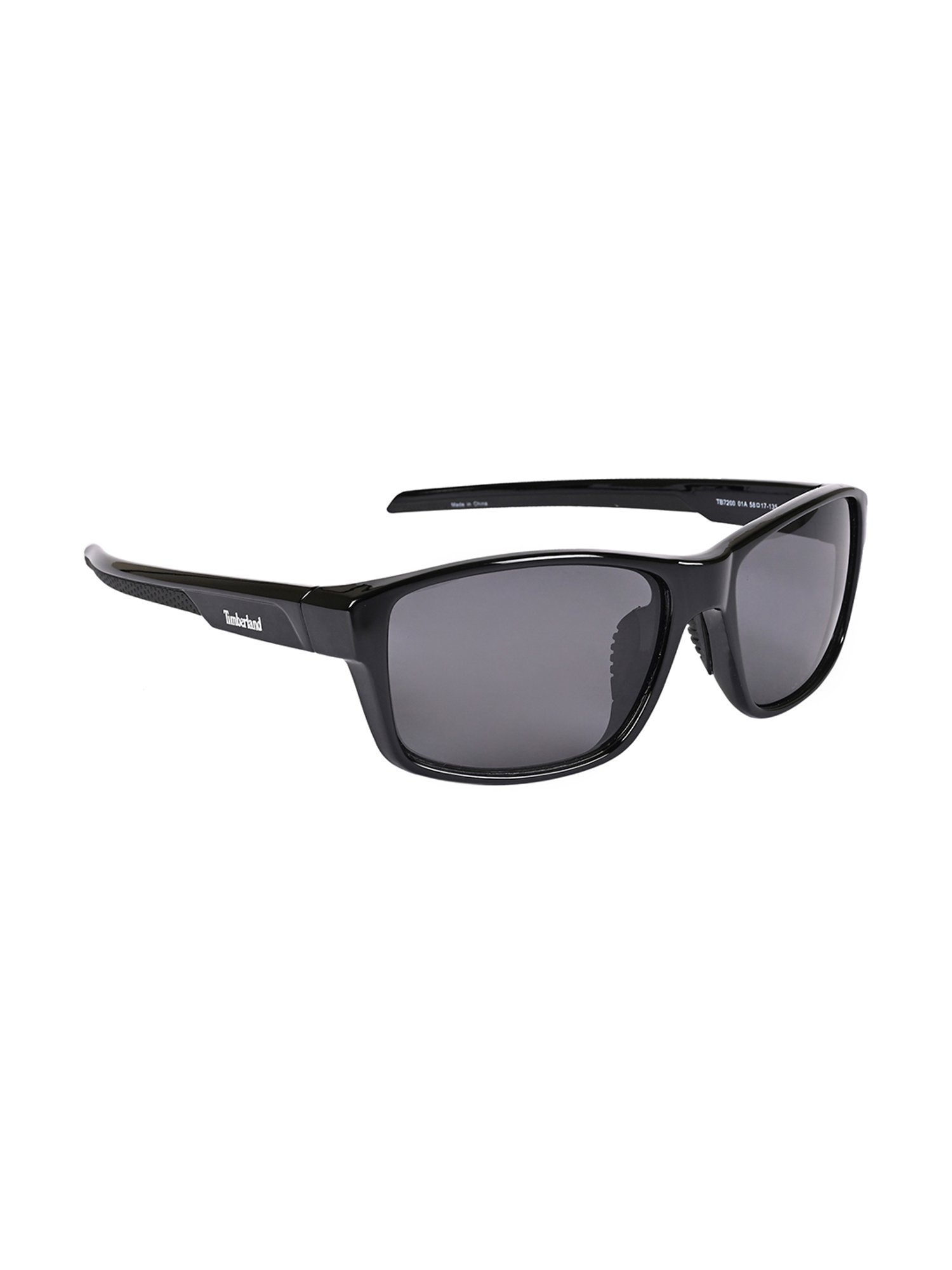 Timberland Grey Rectangular UV Protection Sunglasses for Men