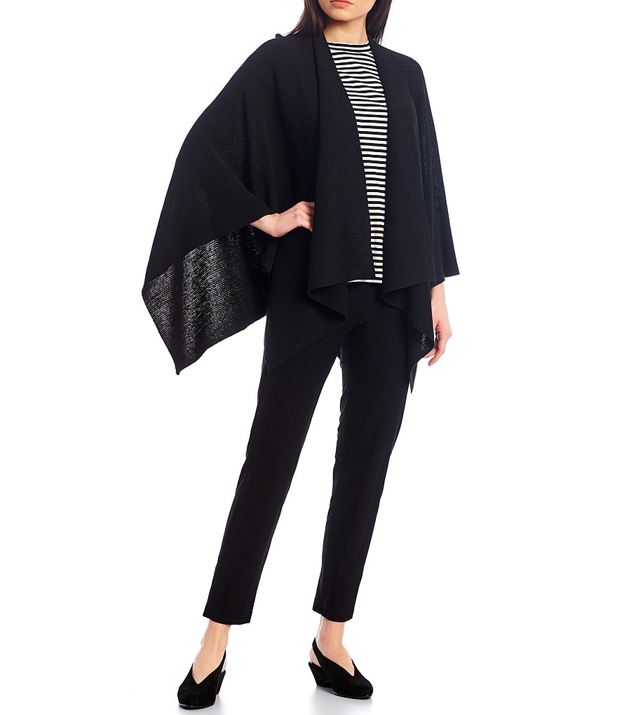 J.McLaughlin Jamey Crew Neck Button Trim Raglan Sleeve Sweater